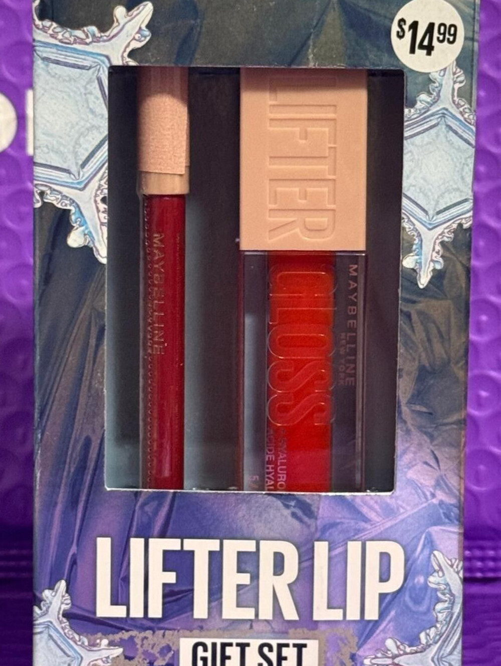 Maybelline Lifter Lip 2pc Set: Main Character Lip Liner Sweetheart Lip Gloss NEW